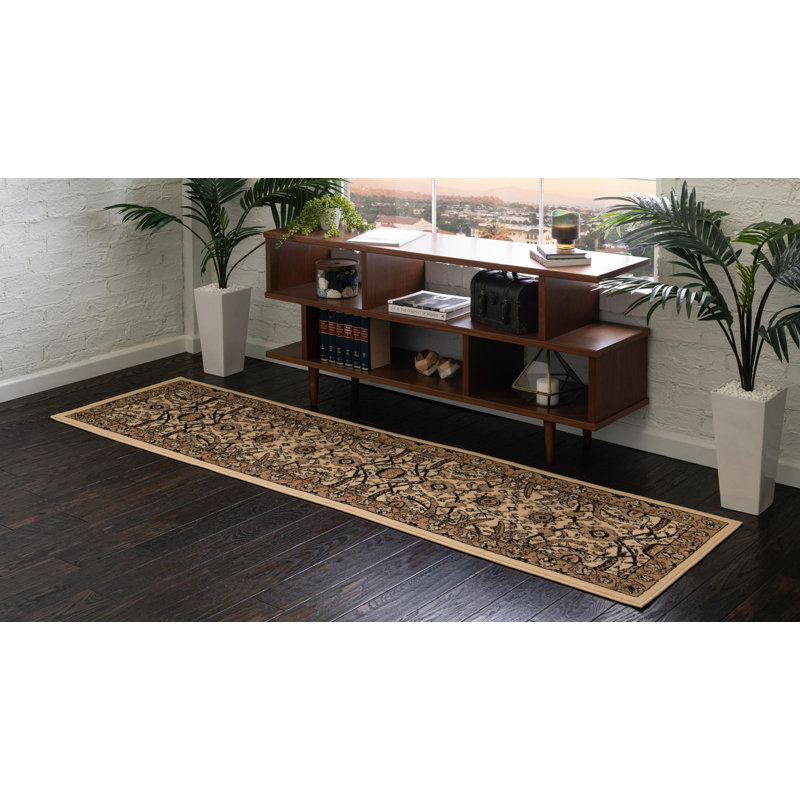 Britannia Floral Indoor Rug, Runner 2'7" x 10'