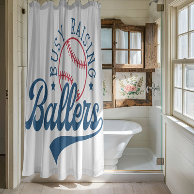 The Perfect Pitch - 1 Piece Standard Shower Curtain