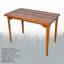 Hirschman Pine Solid Wood Dining Table-1897711052
