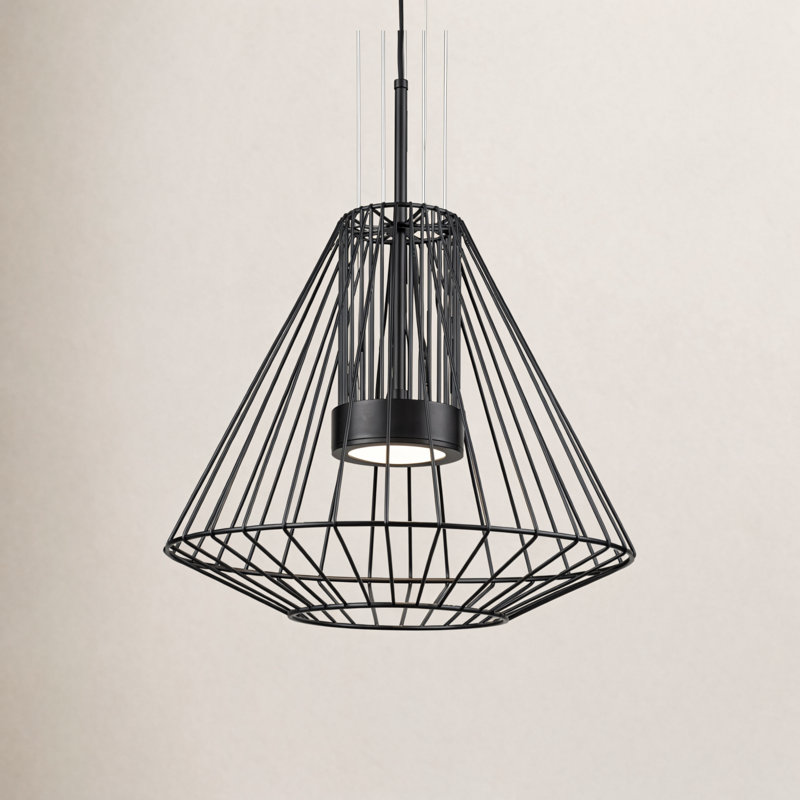 Lustre arctique, H 23 po x l 20 po x P 20 po