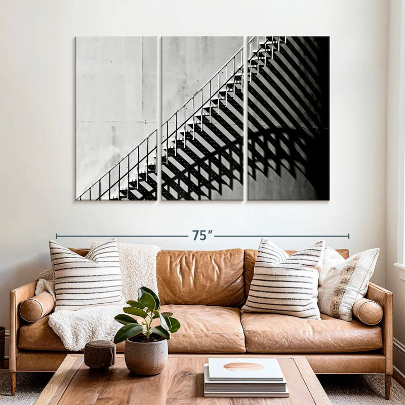 Lilie Stairway Shadow, 42" H x 65" W