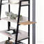 Bibliothèque à échelle inclinée Wendral Natural and Black Finish-1540780439