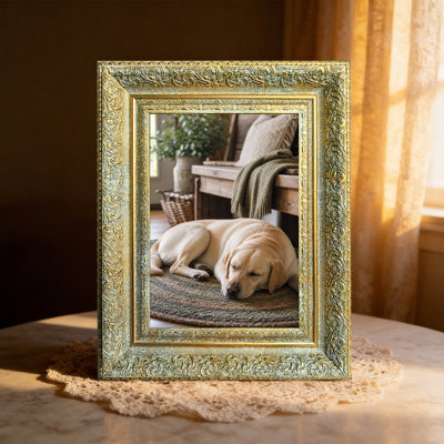 8" x 10" Antique Gold 3 PCS Photo Frame for Office Decor Picture Frame