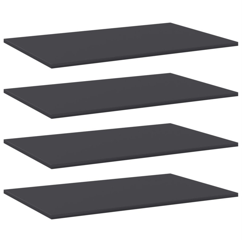 Tablettes flottantes étagères murales, gris, H 0,6 po x l 31,5 po x P 19,7 po