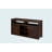 Farmhouse Barn Door TV Media Stand Modern Entertainment Console For TV Up To 65" With Open And Closed Storage Space-1813268571