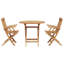 2 - Person Solid Wood Patio Dining Set Table,