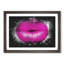 Hot Pink Lips - Picture Frame Graphic Art Print-56863510-56863512