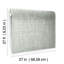 Rouleau de papier peint lisse 27 pi 27 po-61599116