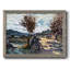 «La seine à Bougival» par Monet, reproduction d'art sur toile-96281872-96281873