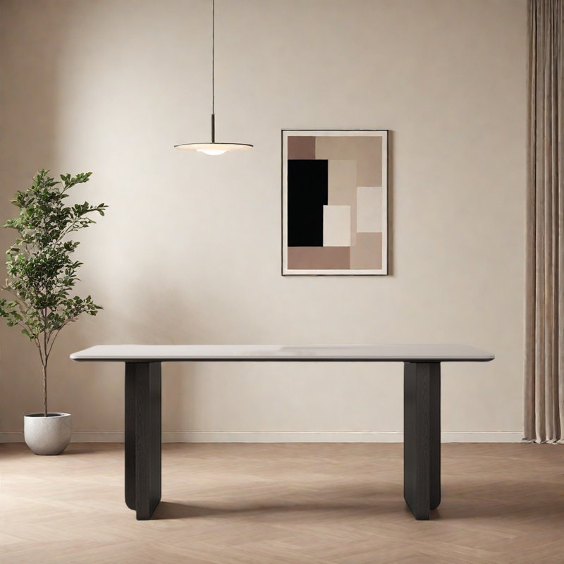 Table de salle à manger Minimalist, H 29,52 po x L 70,86 po x l 31,49 po