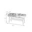 Banc rembourré en cuir de vache-100033801