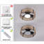 11.81cm Ceiling Fan with LED Lights-1308214063
