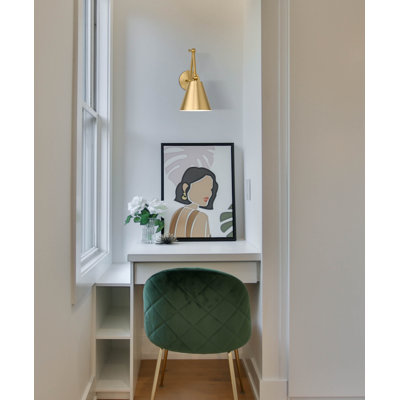 Alysa Steel Swing Arm Sconce