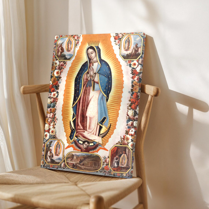 Peinture sur toile classique classique, Vierge Marie, 24 x 36