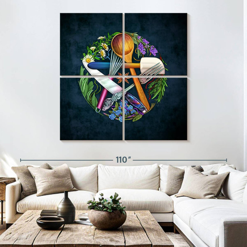Senne de cuisine Magick Pentacle, H 74 po x l 74 po