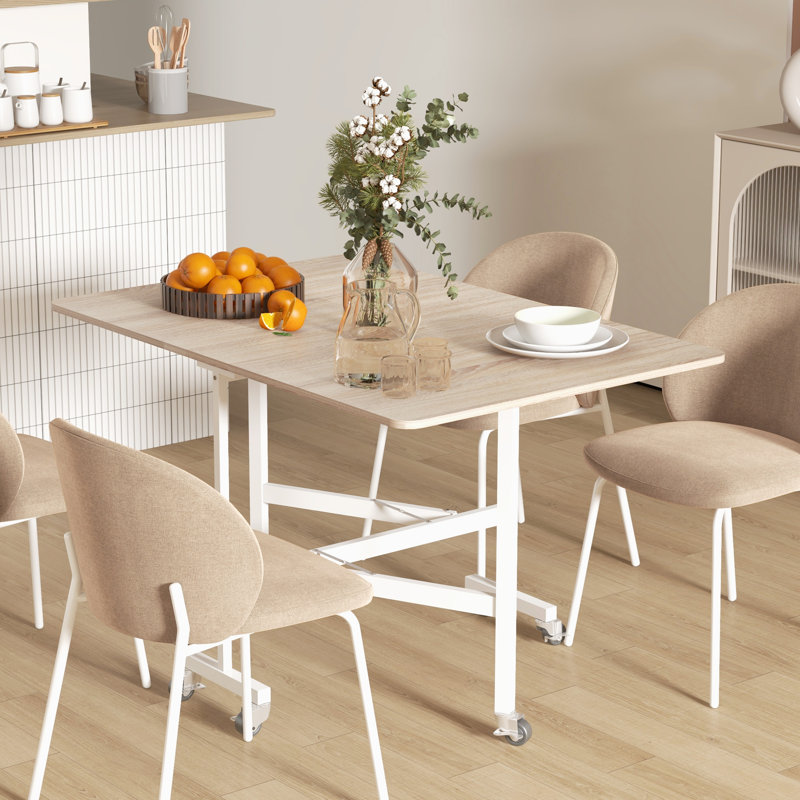 Mishea 120cm Rectangular Folding Table, Oak