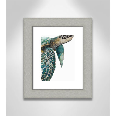 Grande tortue de mer - reproduction de cadre photo