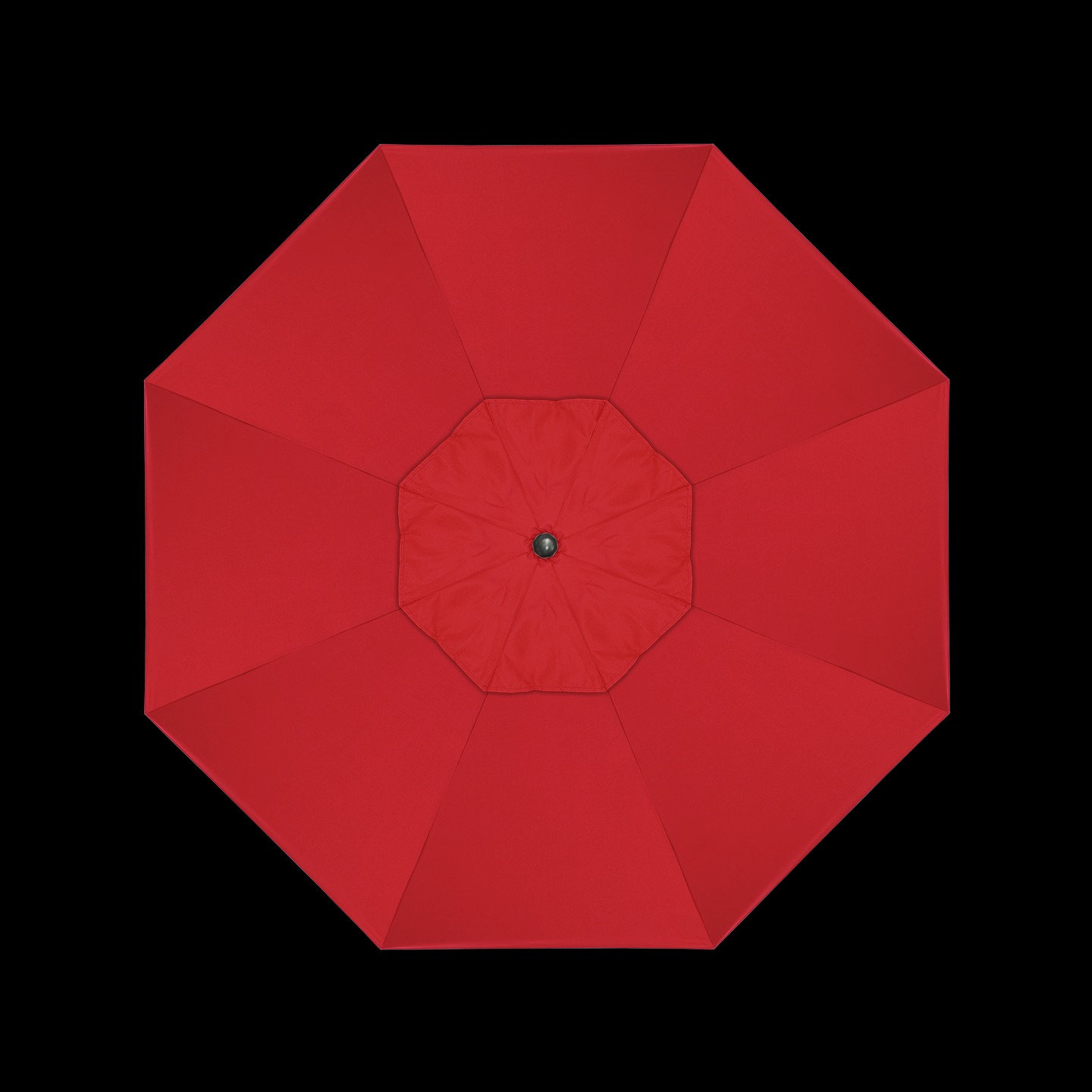 9' Market Sunbrella Umbrella, Canvas Jockey Red Sunbrella® Canvas