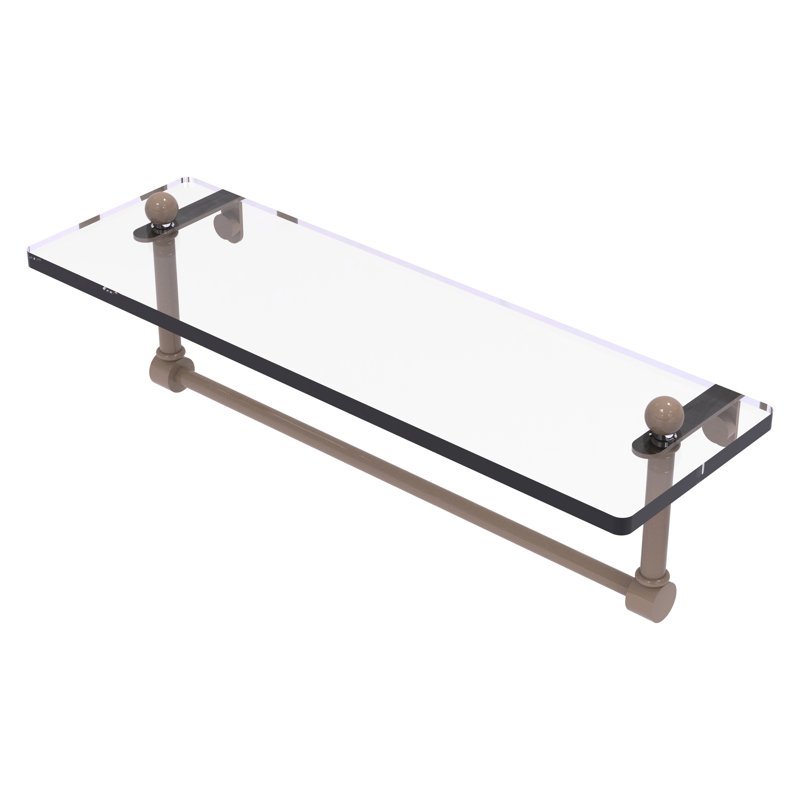 Tablette flottante avec barre à serviettes Prestige Regal, H 5 po x l 22 po x P 5 po, Bleu méditerranéen