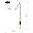 Metal Body Adjustable Height Single Pendant