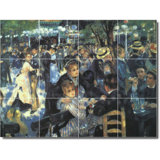 32" X 24" Ceramic Bridge Photo Decorative Mural Tile W400216: 8" X 8" (Set Of 12)-Ly1-
