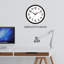 Petite horloge murale silencieuse sans pile
