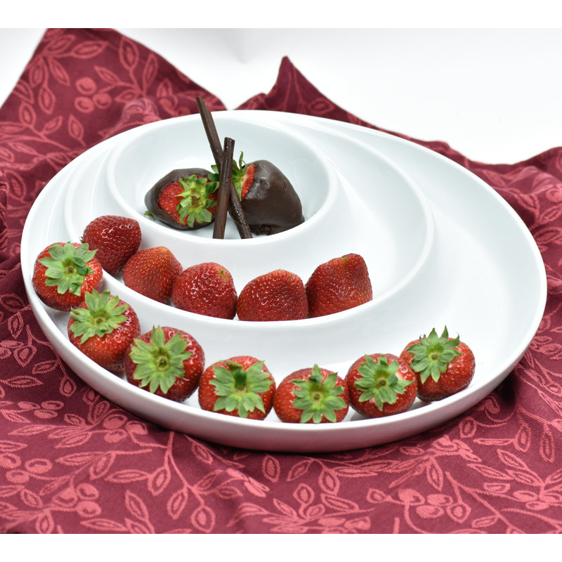 Plateau à cercles concentriques Hoai Serveware