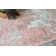 Mineral Abstract Area Rug in Red Orange