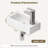 14" Bathroom Vessel Sink With Faucet, Drain Assembly