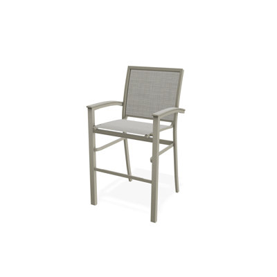 Chaise de café empilable en aluminium Bazza