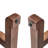 69" 6-Person Solid Wood Rectangular Dining Table-1447801725