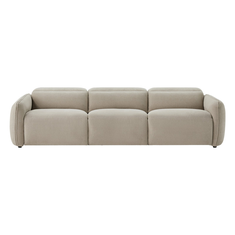 Bayne Upholstered Reclining Modular Sofa, Elite Sand