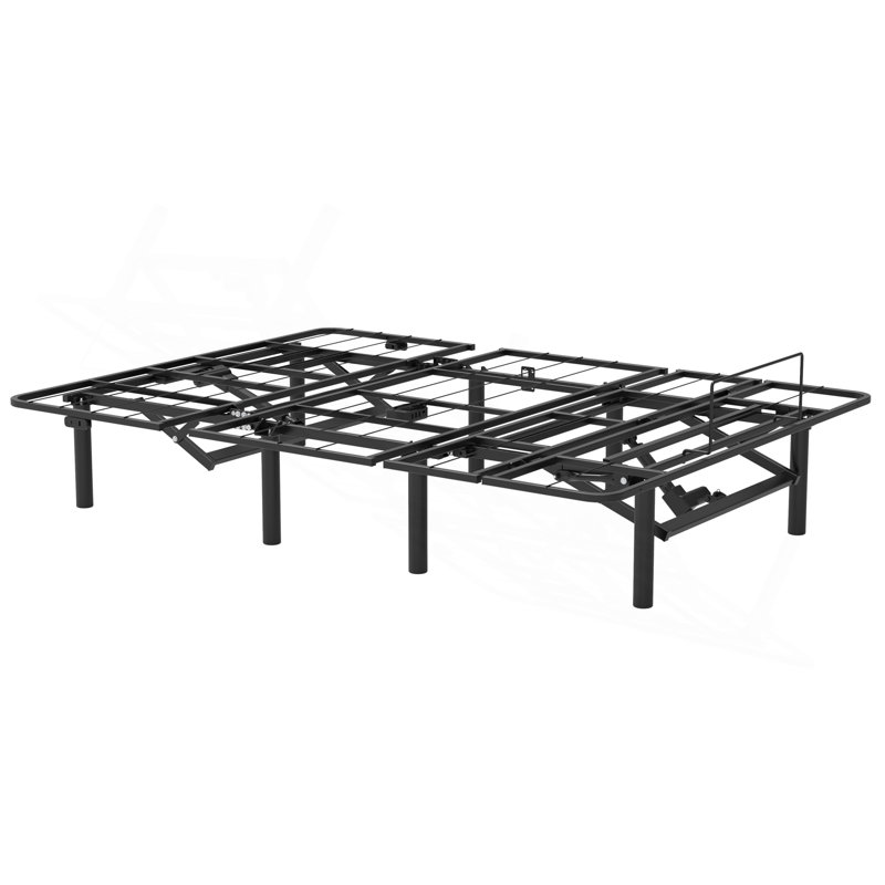 Base de lit réglable avec tête et pied inclinables, moteur silencieux pour grand lit, gravité zéro, deux ports USB A + C, télécommande avec ZG et clés de mémoire