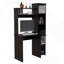 Bureau, cinq tablettes, deux tablettes supérieures, noir-1872822113