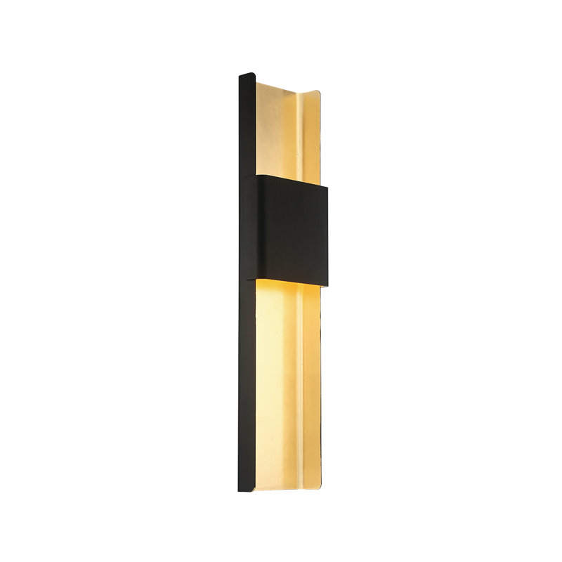 Plafonnier encastré 1 lumière Tribeca, Bronze / Feuille dorée