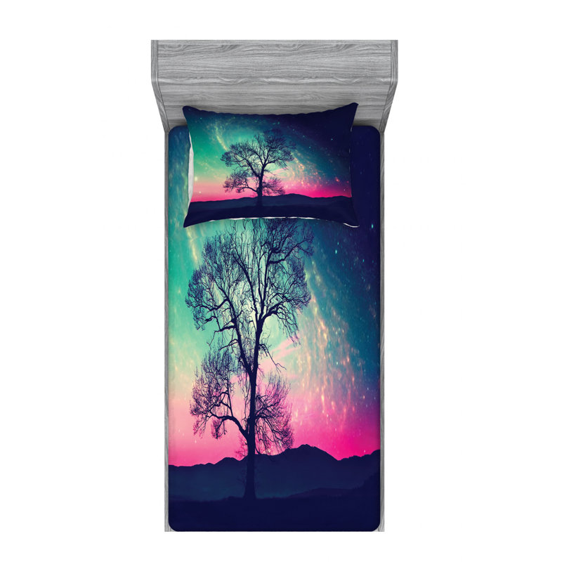 Microfiber Sheet Set, Twin Sheet Set with Fitted Sheet