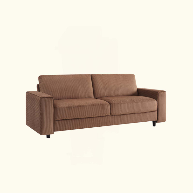 Canapé rembourré moelleux Modern, Brun