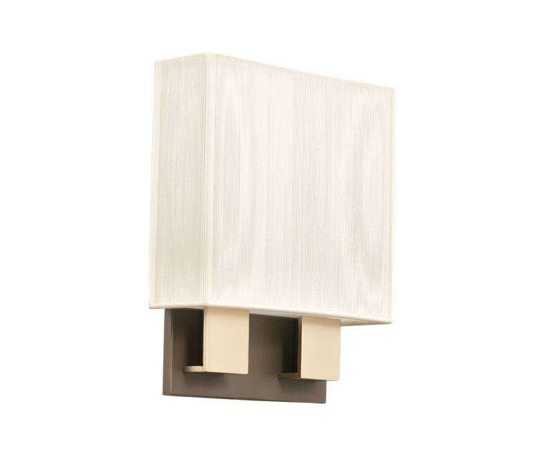 Plafonnier encastré 2 lumières Dodie, Nickel brossé et chrome, Blanc, DEL