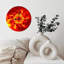 10" Round Wooden Wall Clock, Silent Quartz Movement, UV-Printed Design, Battery Operated-829625055