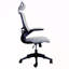 Fauteuil de direction moderne haut dossier en filet avec appui-tête et accoudoirs rabattables Techni Mobile-1535524871-1535524870
