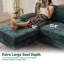 Repose-pieds modulaire rembourré surdimensionné à 8 places pour 3 personnes-826683549