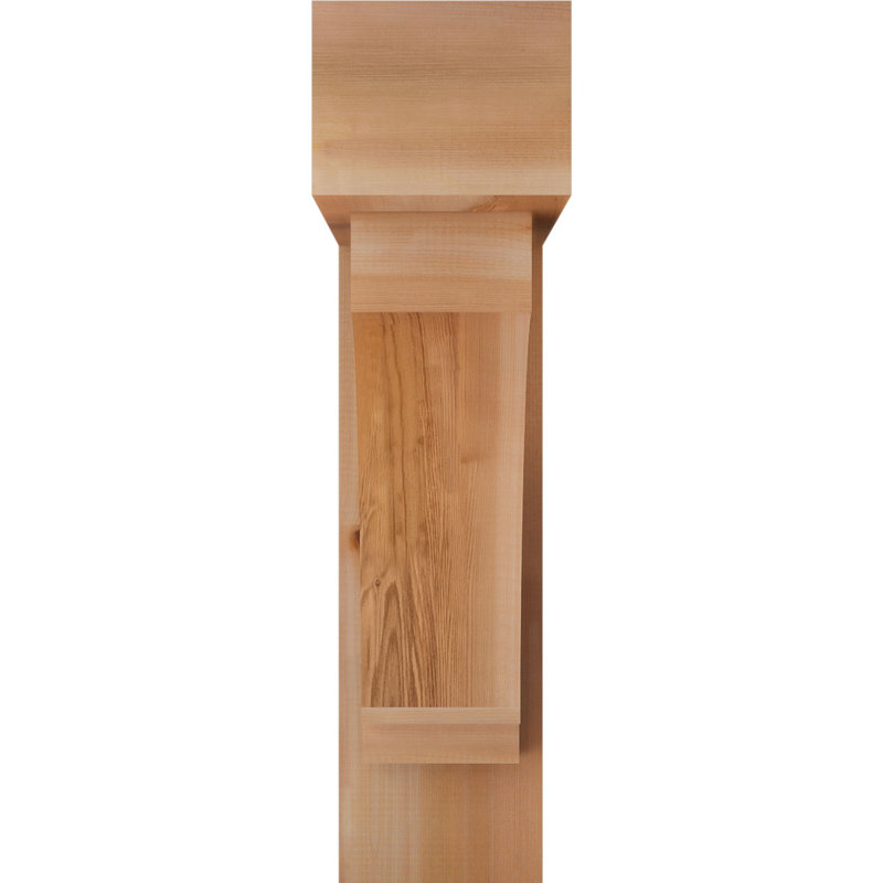 Support de bloc impérial avec entretoise décalée, 32 x 28, Cèdre rouge occidental de l 8 po (scié brut)
