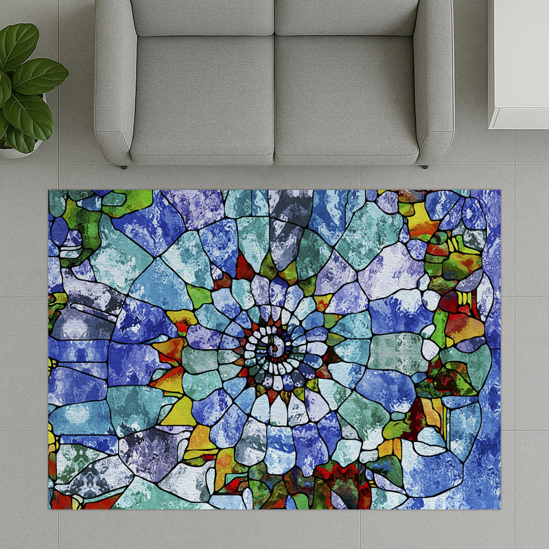 Starburst Area Rug, Rectangle 140 x 200 cm