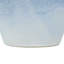 Hennecy Ceramic Ombre Decorative Blue Vase with Unique Texturing