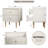 19.6'' Modern 2 - Drawer Nightstand End Table or Side Table for Living Room-1296580665-1338472358