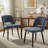  Upholstered Dining Side Chairs with Wood Legs Set Of 4-28864499
