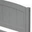 Lit plateforme gris avec lit gigogne gris pour une décoration de chambre à coucher durable-452749899