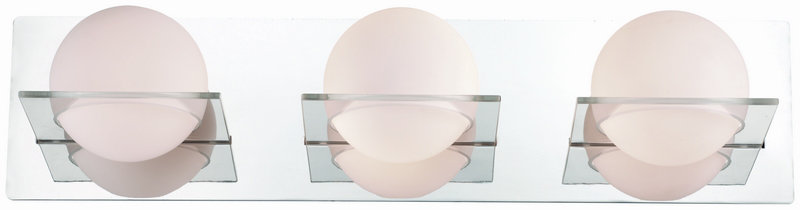 IO 3 - Light LED Vanity Light, Chrome