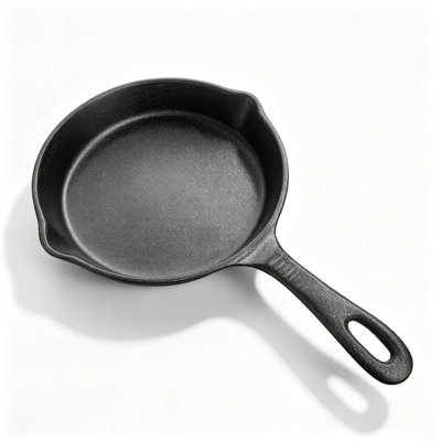 8" Pre-Seasoned Cast Iron Skillet with Handle