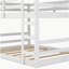 Lit mezzanine double avec échelle